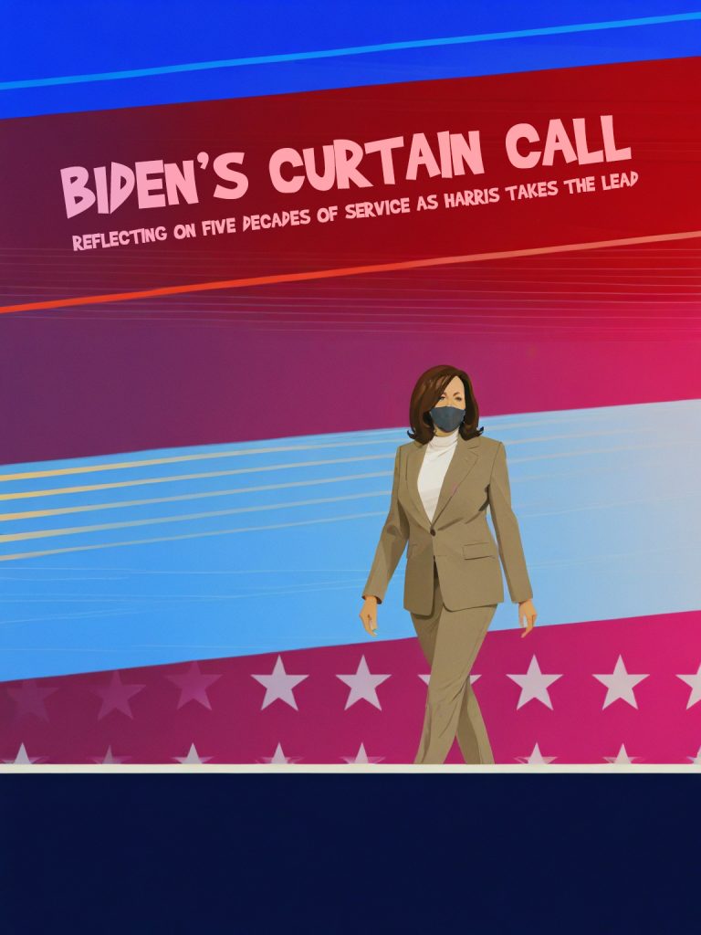 Biden’s Curtain Call: Reflecting on Five Decades of Service as Harris Takes the Lead