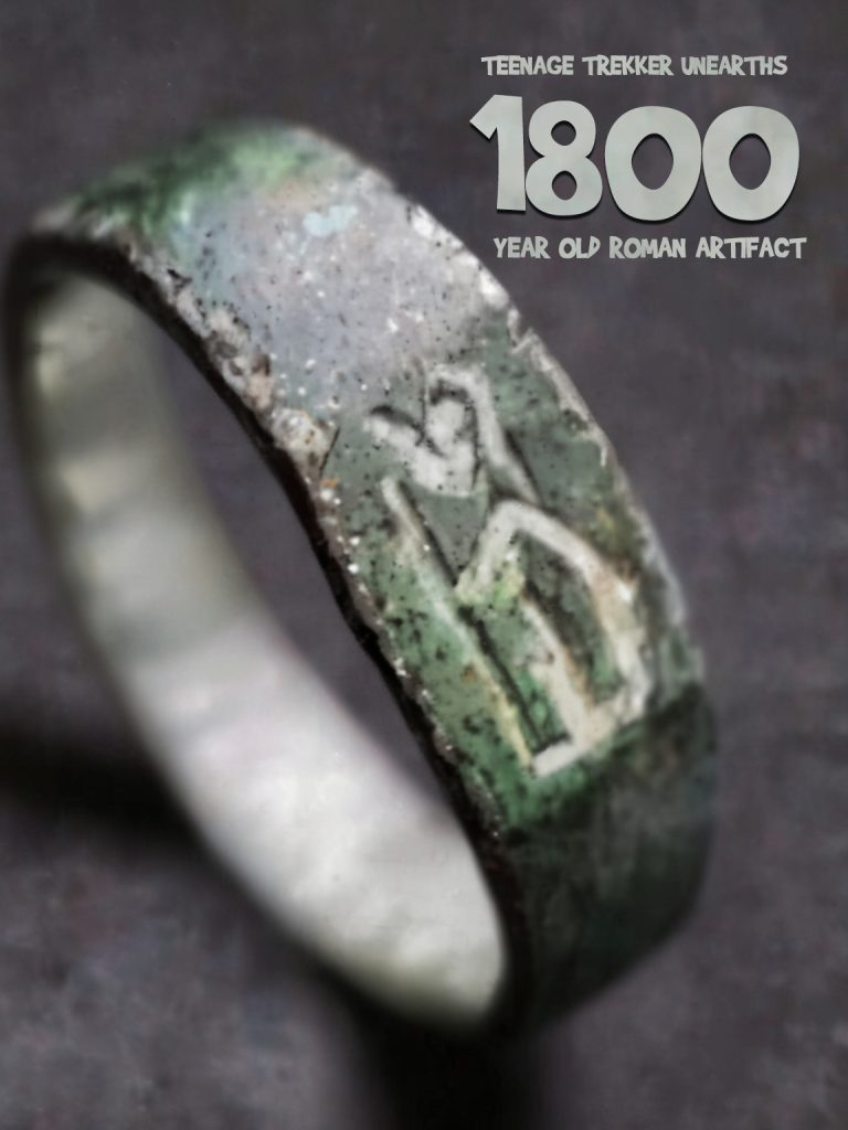 Teenage Trekker Unearths 1,800-Year-Old Roman Artifact: A Ring Fit for a Goddess!