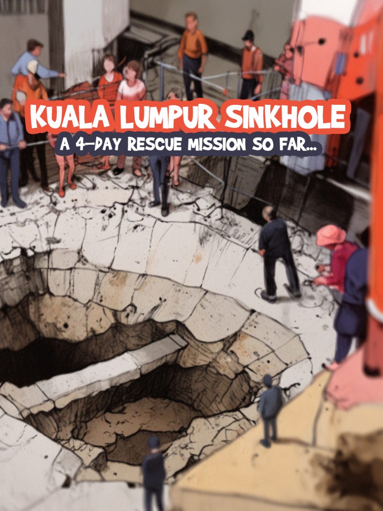 Kuala Lumpur Sinkhole: A 4-Day Rescue Mission so far…