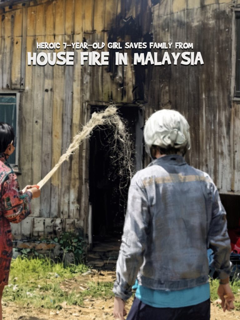 Heroic 7-Year-Old Girl Saves Family from House Fire in Malaysia