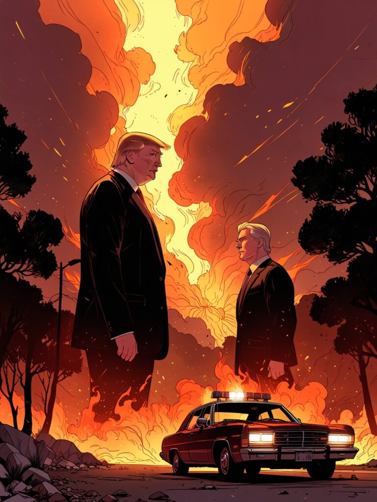 California on Fire: Trump and Newsom Navigate the Blaze and the Blame