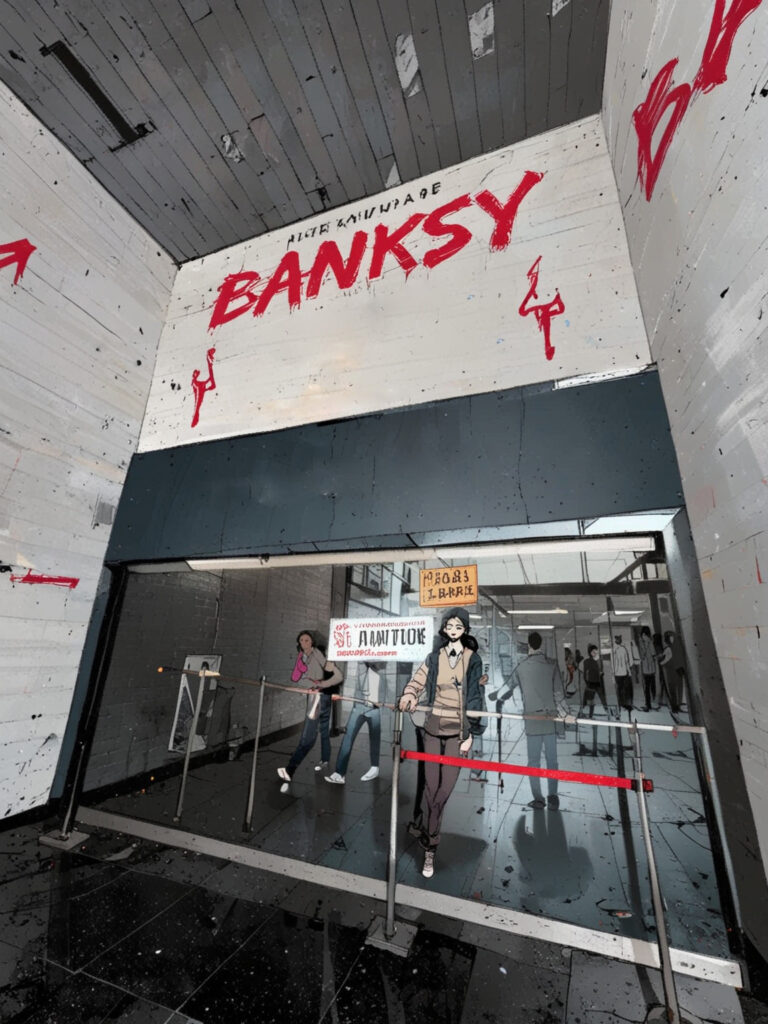 Banksy’s Art Exhibitions Without Permission