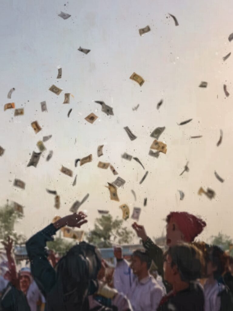 Father Rains Money from a Plane for Son’s Wedding