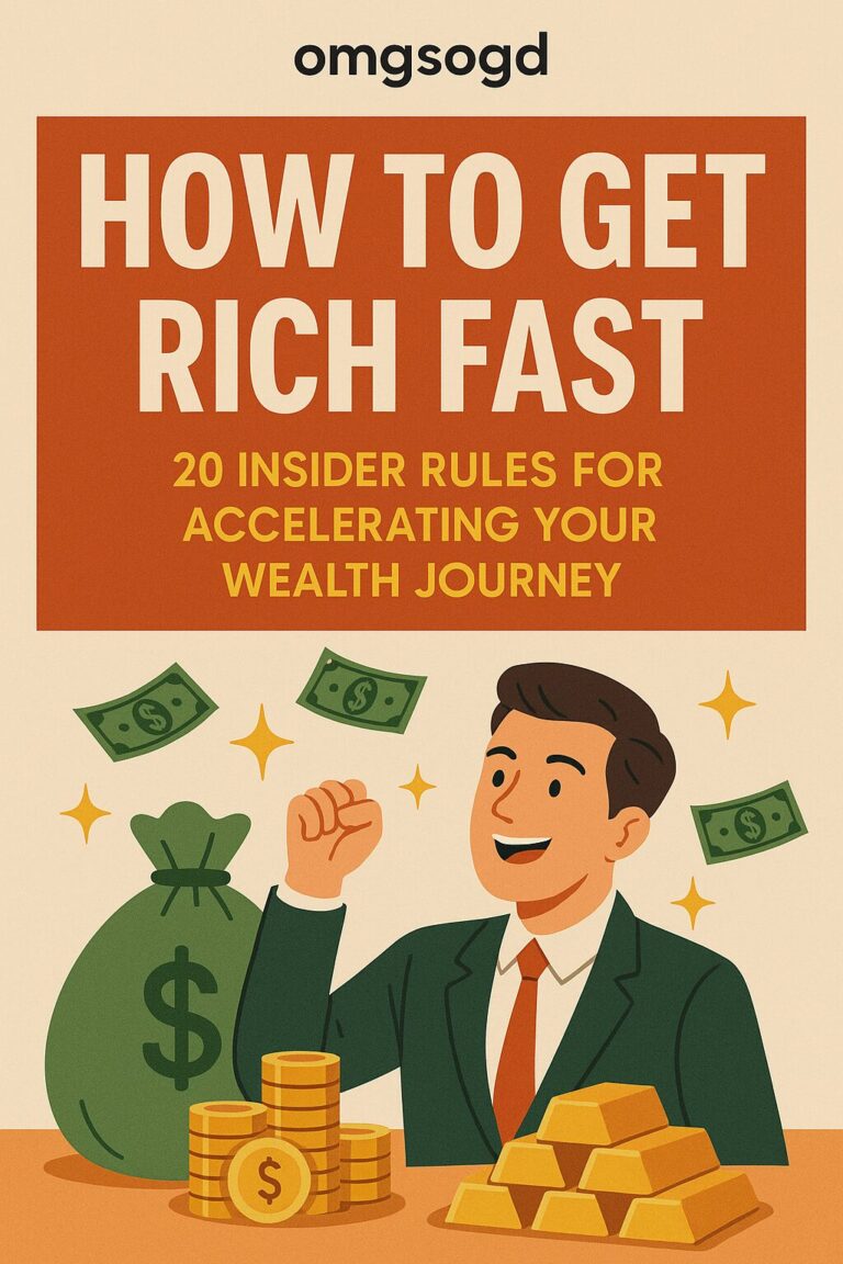 How to Get Rich Fast: 20 Insider Rules Cheat Sheet