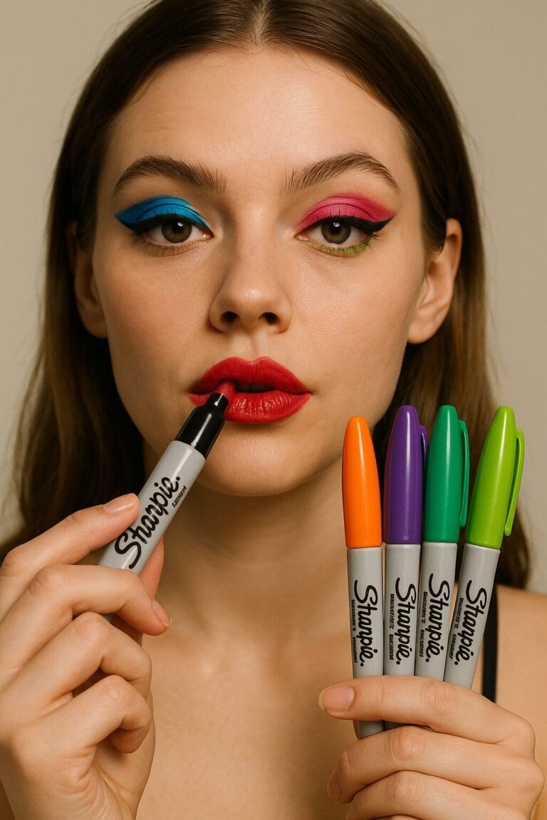 What is the Sharpie Lip Liner Trend?