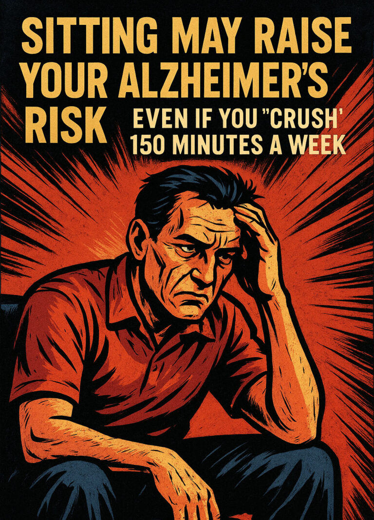 Sitting May Raise Your Alzheimer’s Risk — Even If You “Crush” 150 Minutes a Week