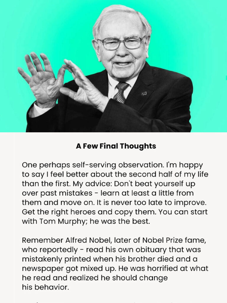 Warren Buffett’s Final Letter: What I learned…