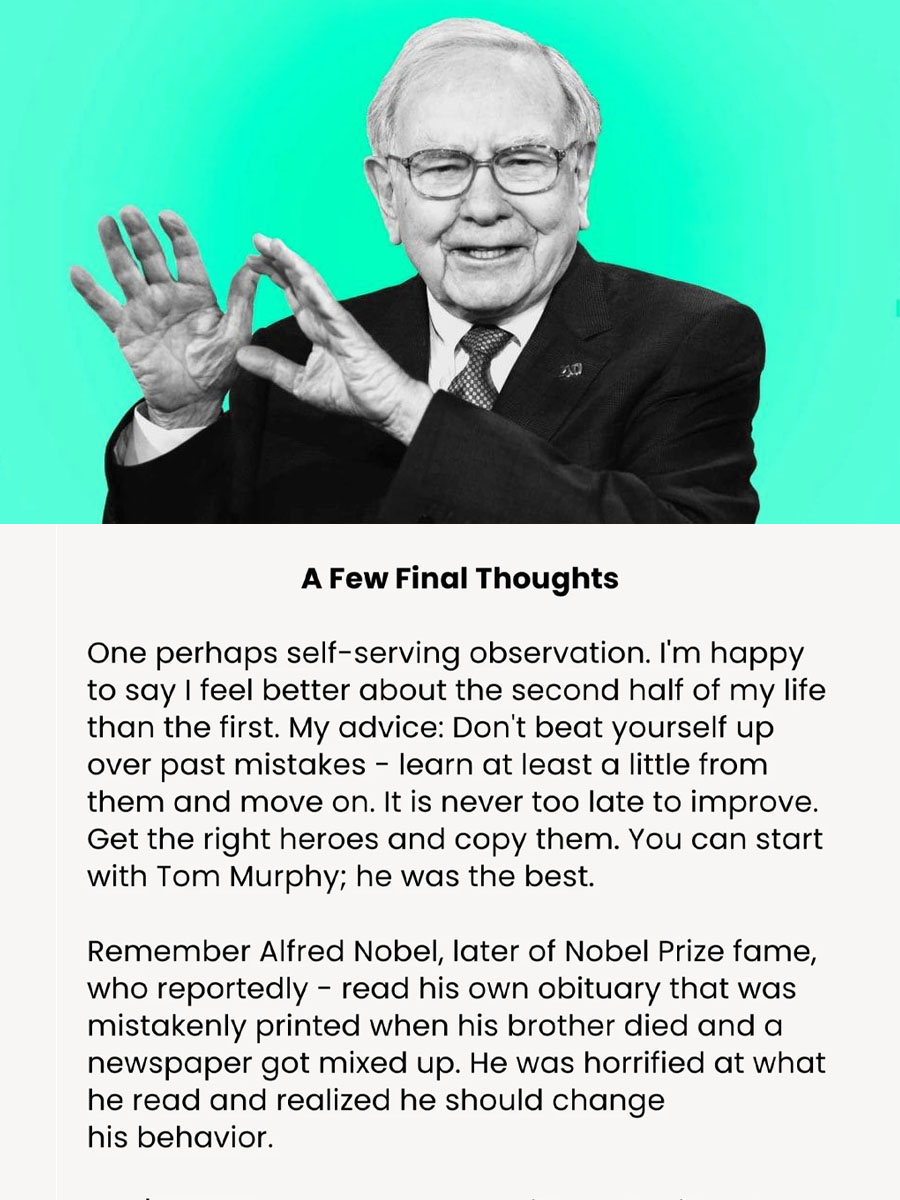 Warren Buffett’s Final Letter: What I learned…