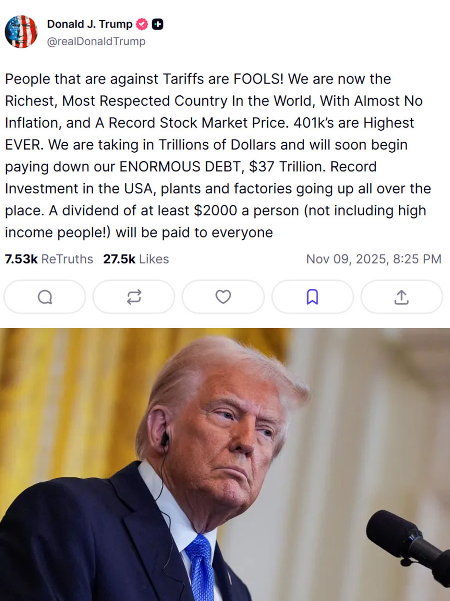 Can Trump’s $2,000 “Tariff Dividend” Actually Happen?