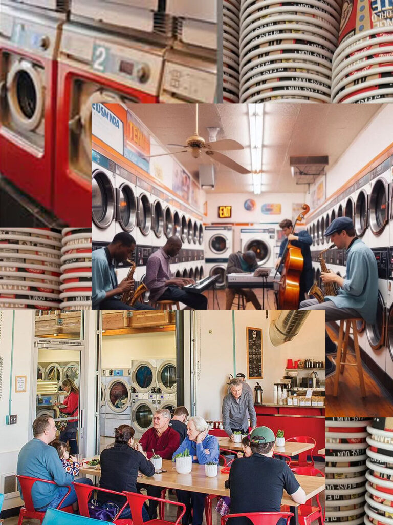 Laundry Day Just Got Sexy: “Wash-and-Chill” Laundromat Bars Are Taking Over