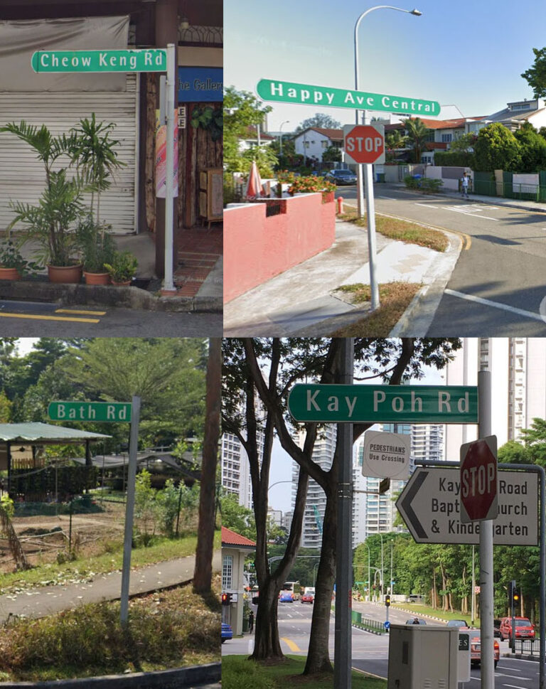 Singapore’s Funniest Road Names You Probably Never Heard Of