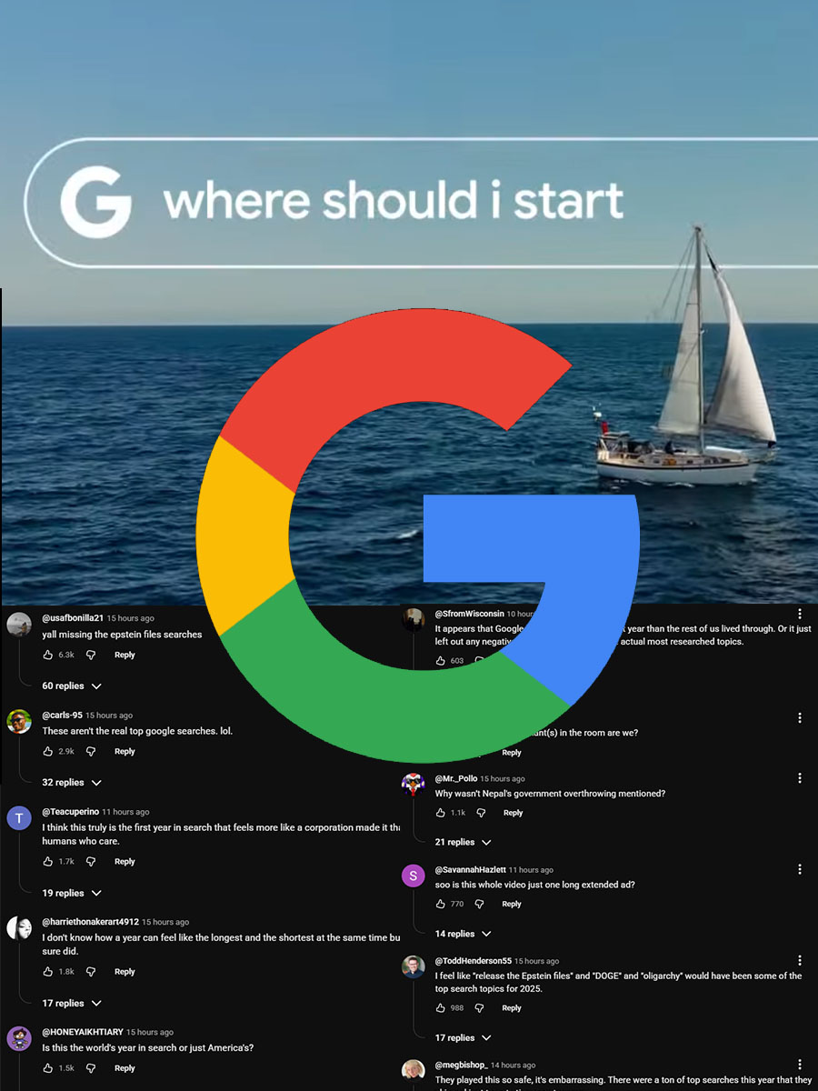 Google’s 2025 ‘Year in Search’ Video Backfires Online