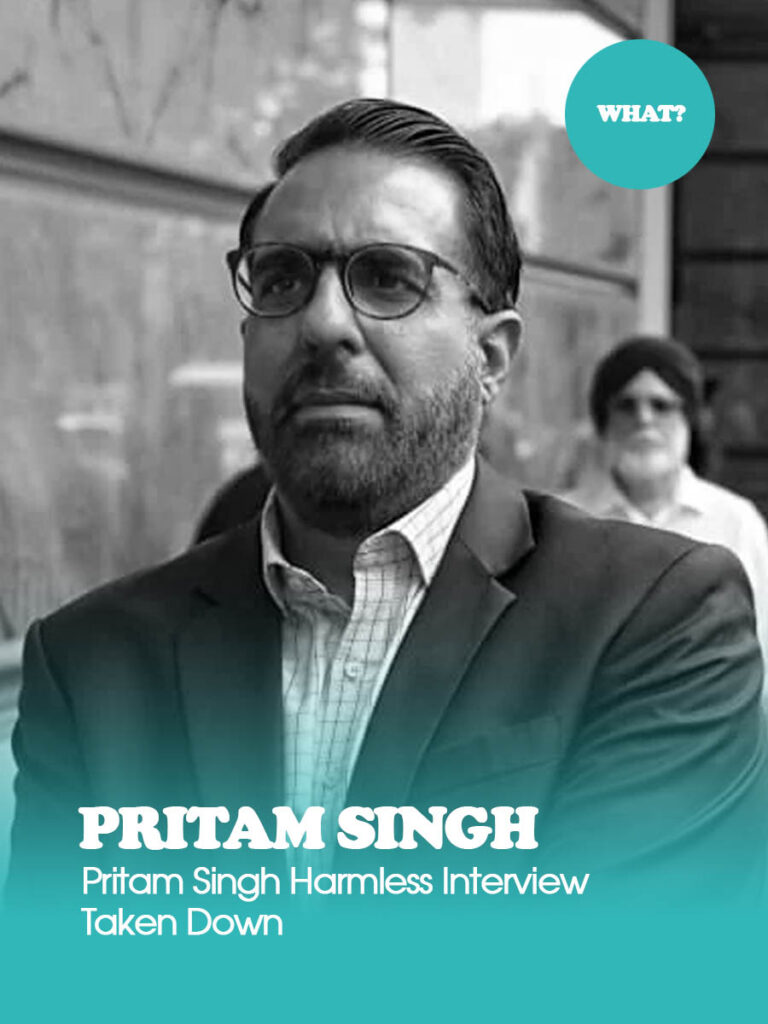 Pritam Singh Harmless Interview Taken Down