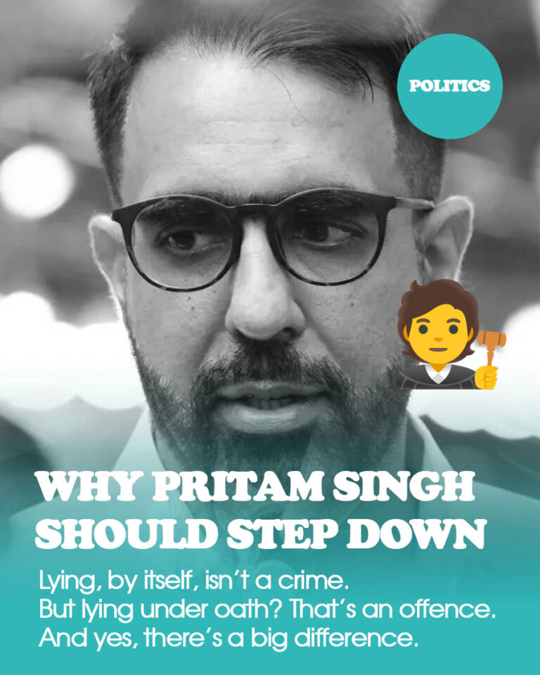 Why Pritam Singh Should Step Down