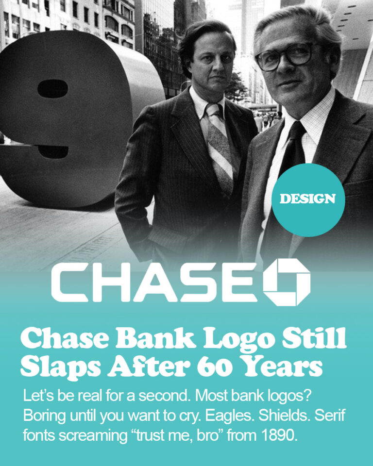 Why the Chase Bank Logo Still Slaps After 60 Years