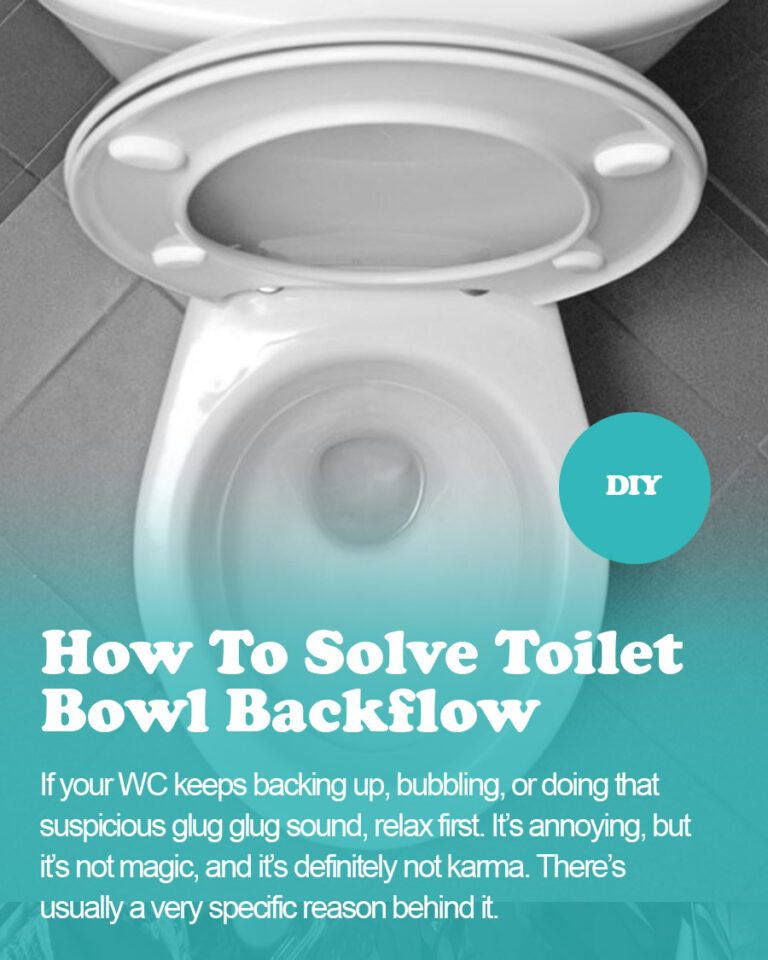 How To Solve Toilet Bowl Backflow